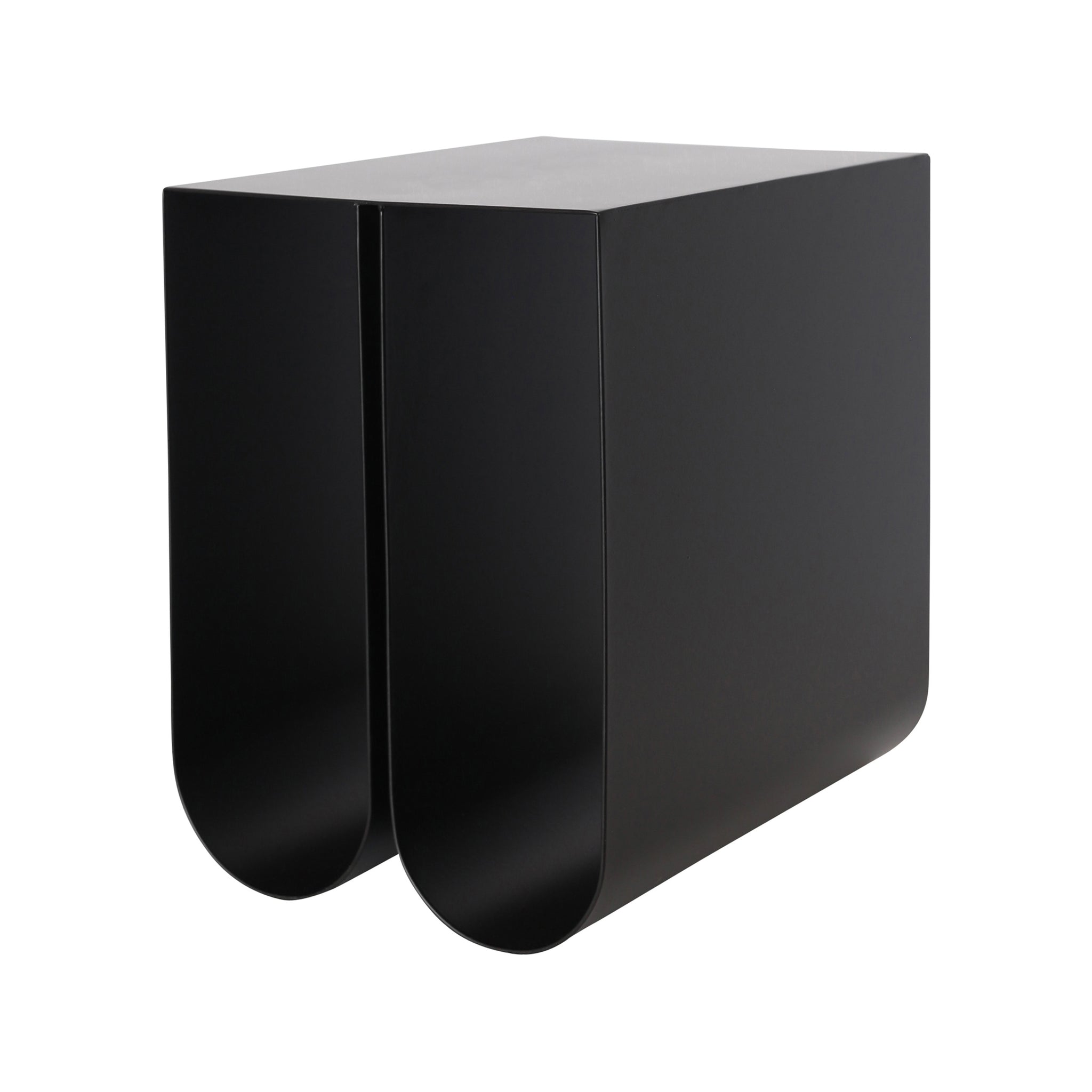 Curved Side Table - Black