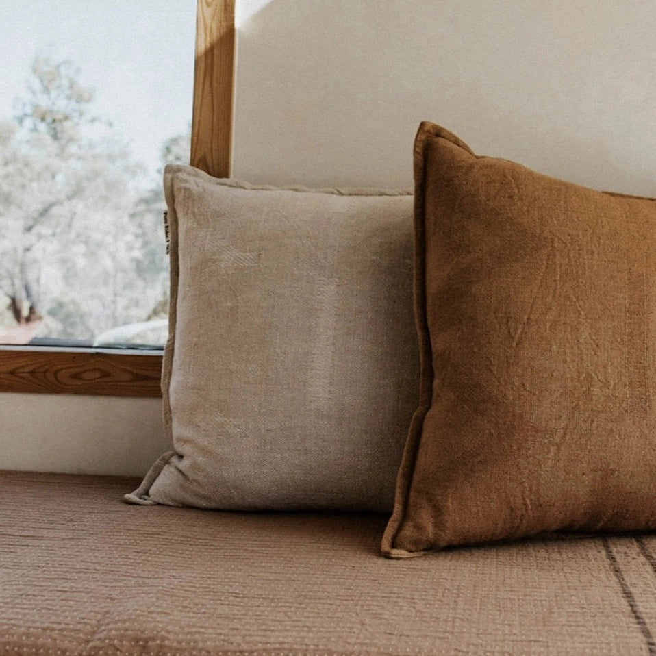 Safari Time Cushion - Nougat 55x55cm
