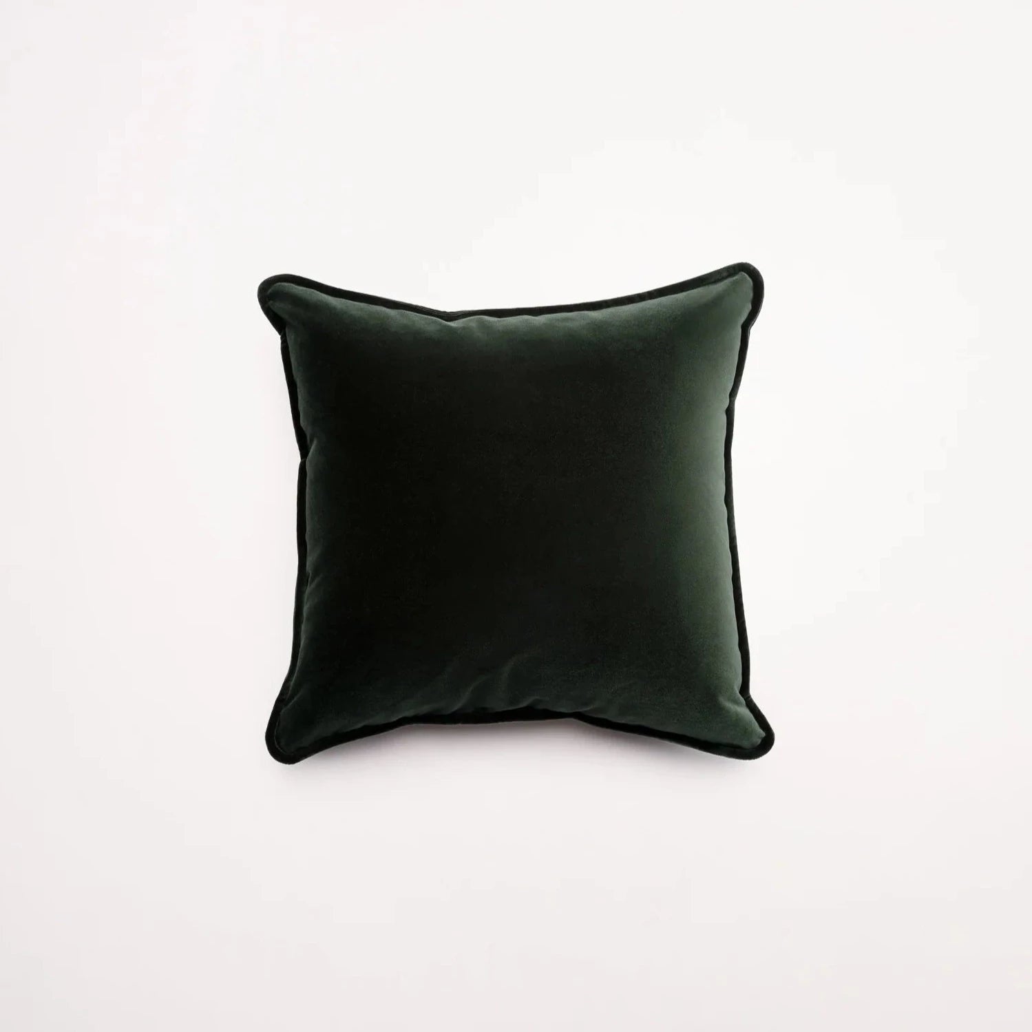 Velvet Cushions - Forest Green