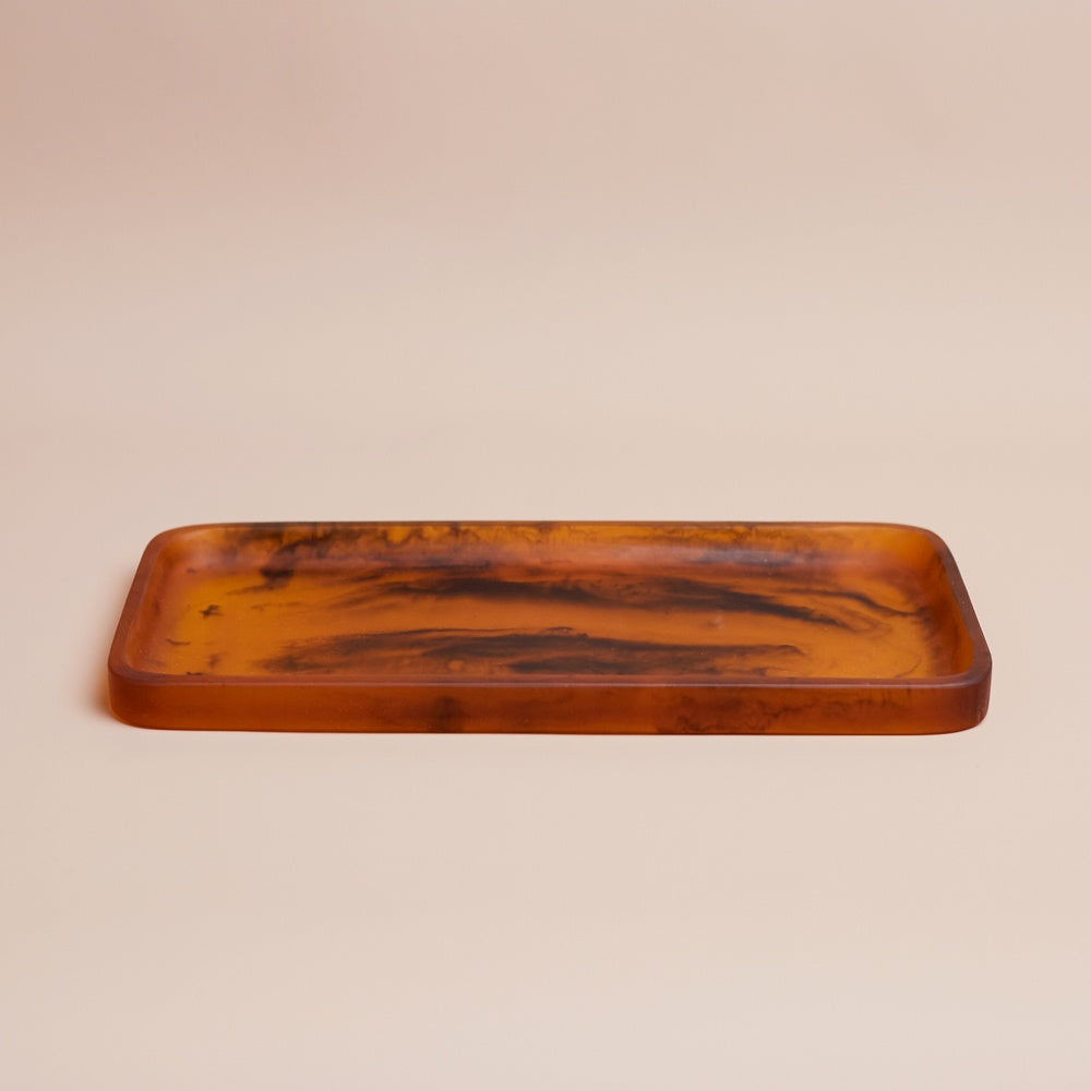 Flow Resin Tray - Amber