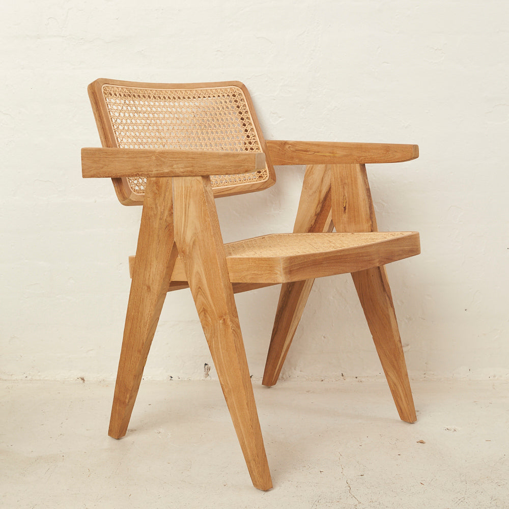 Leos Rattan Squared Off Dining Chair