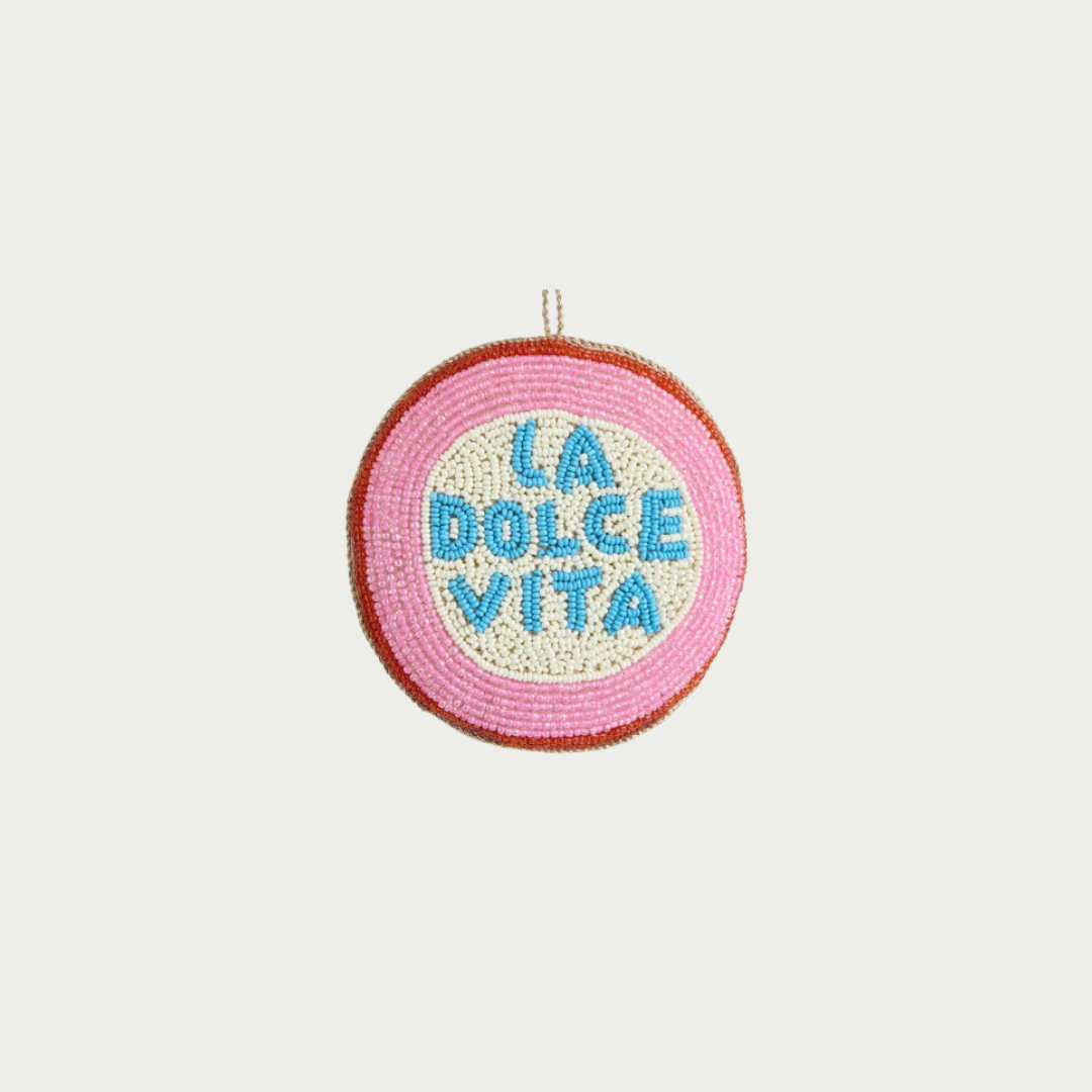 La Dolce Vita Beaded Hanging Decoration