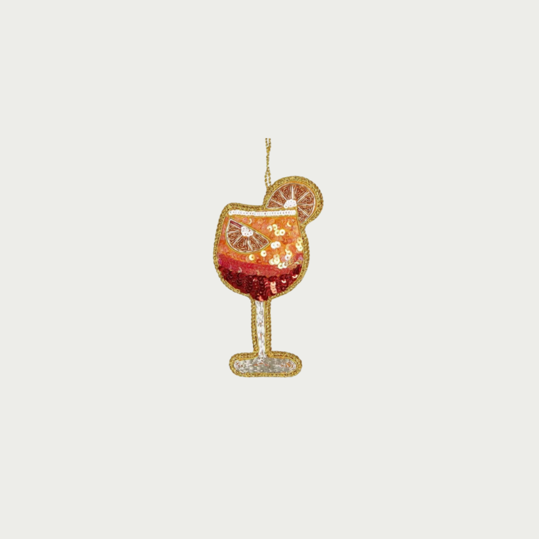 Spritz Delight Sequin Hanging Decoration