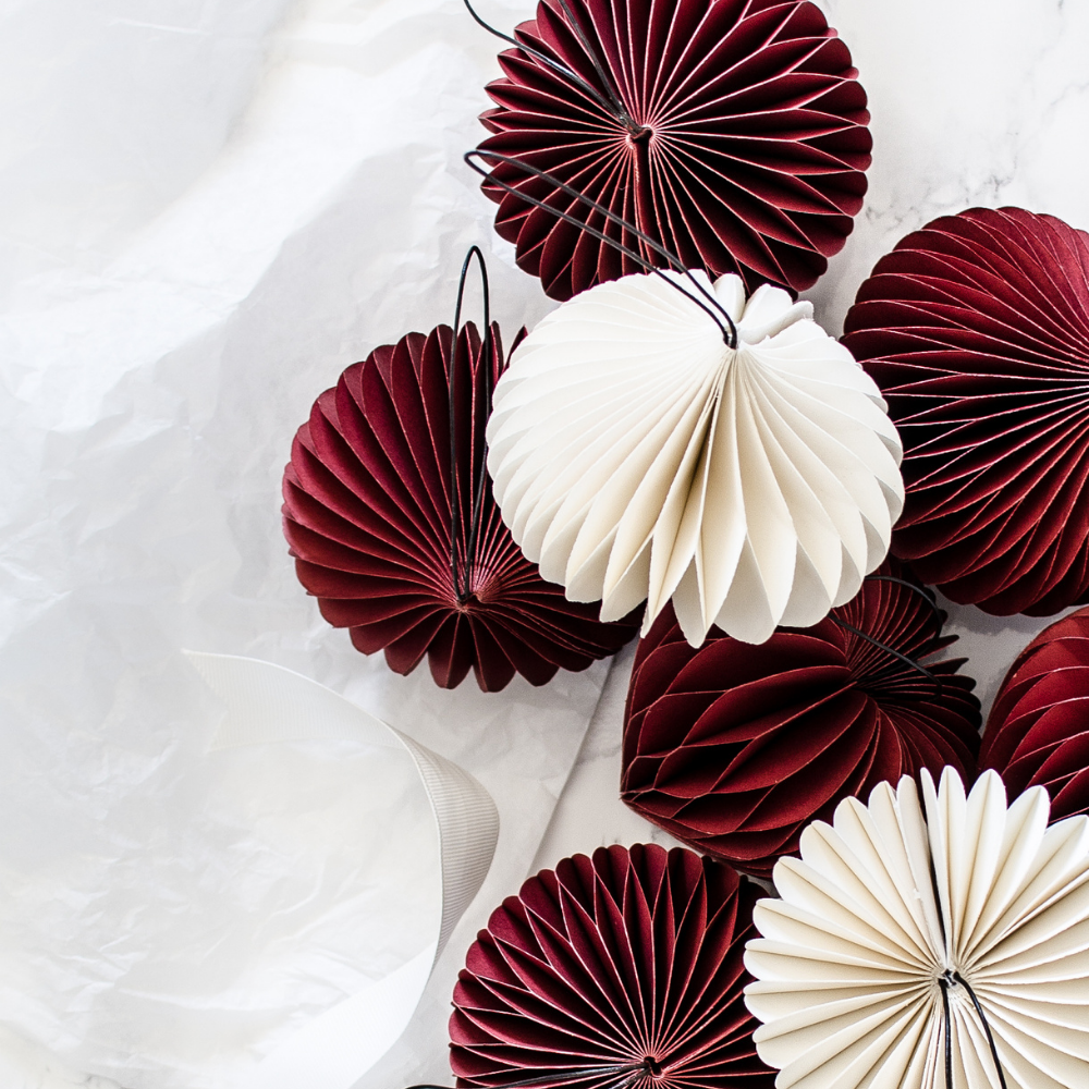 Classic Red Paper Ornament