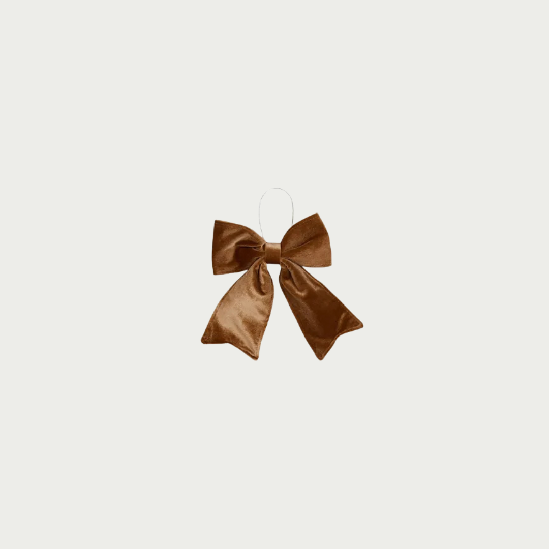 Velvet Hanging Bow 24 x 18cm