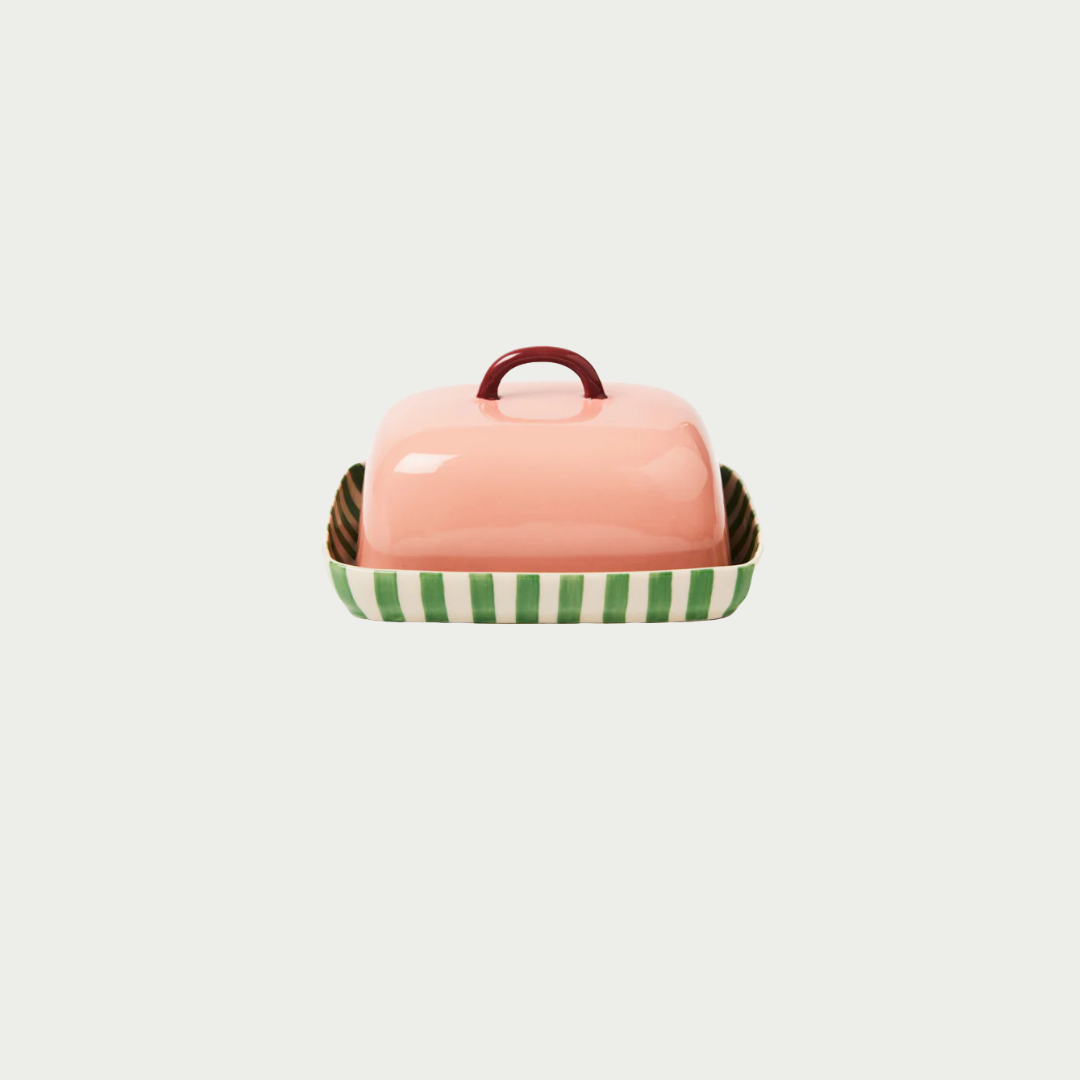 Bloomie Pink Butter Dish