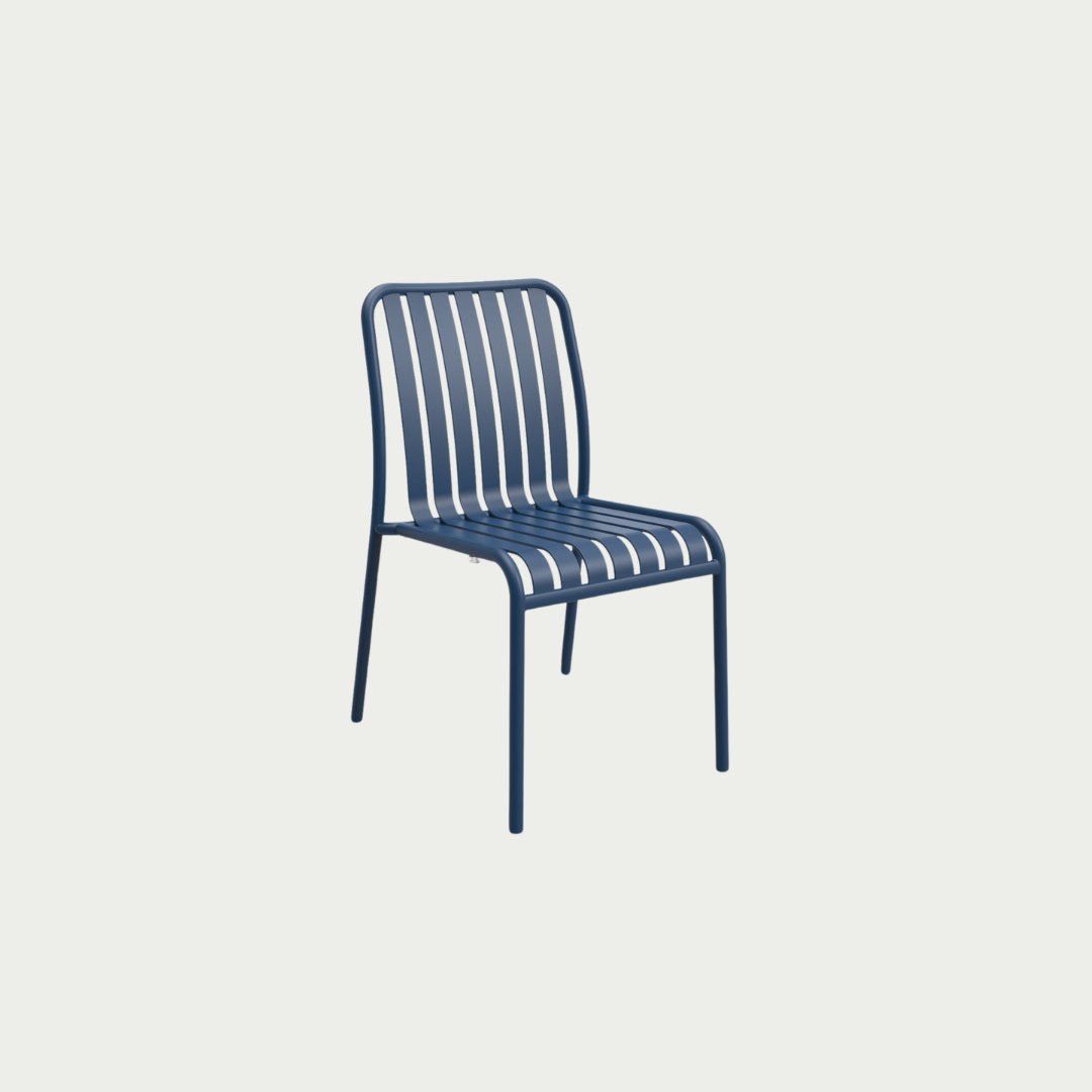 Blue outdoor brighton dining chair by zaneti 