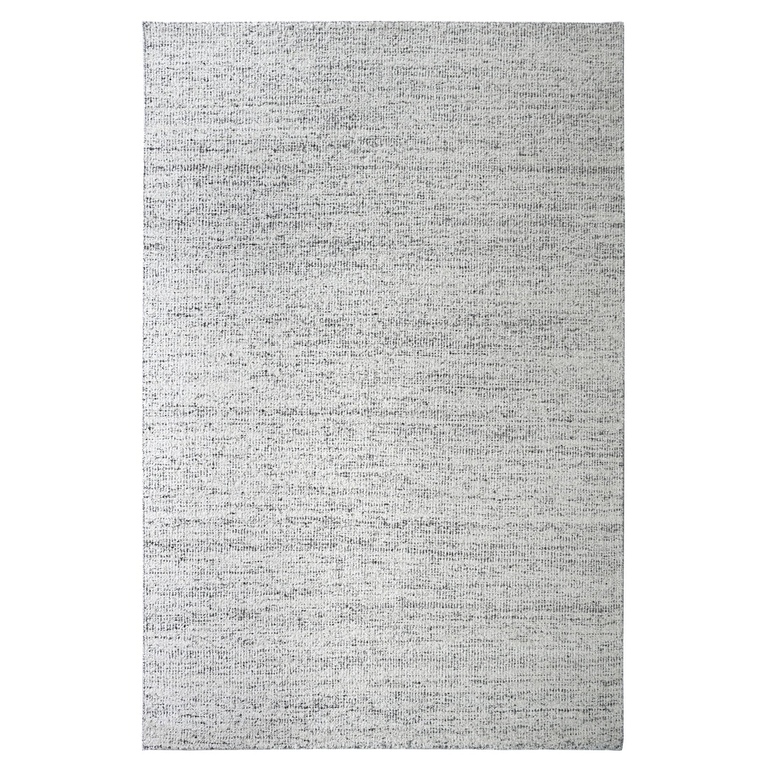 Gray textured rug on a white background