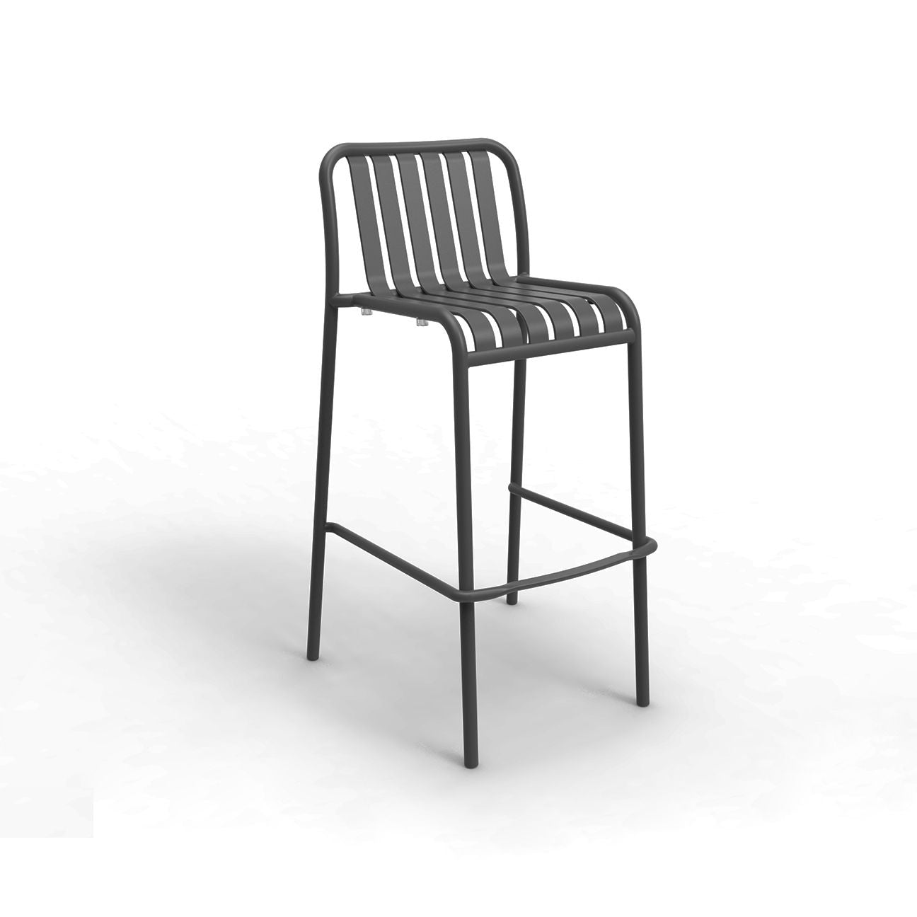 Charcoal Outdoor bar stool durable by zaneti sold in Geelong 