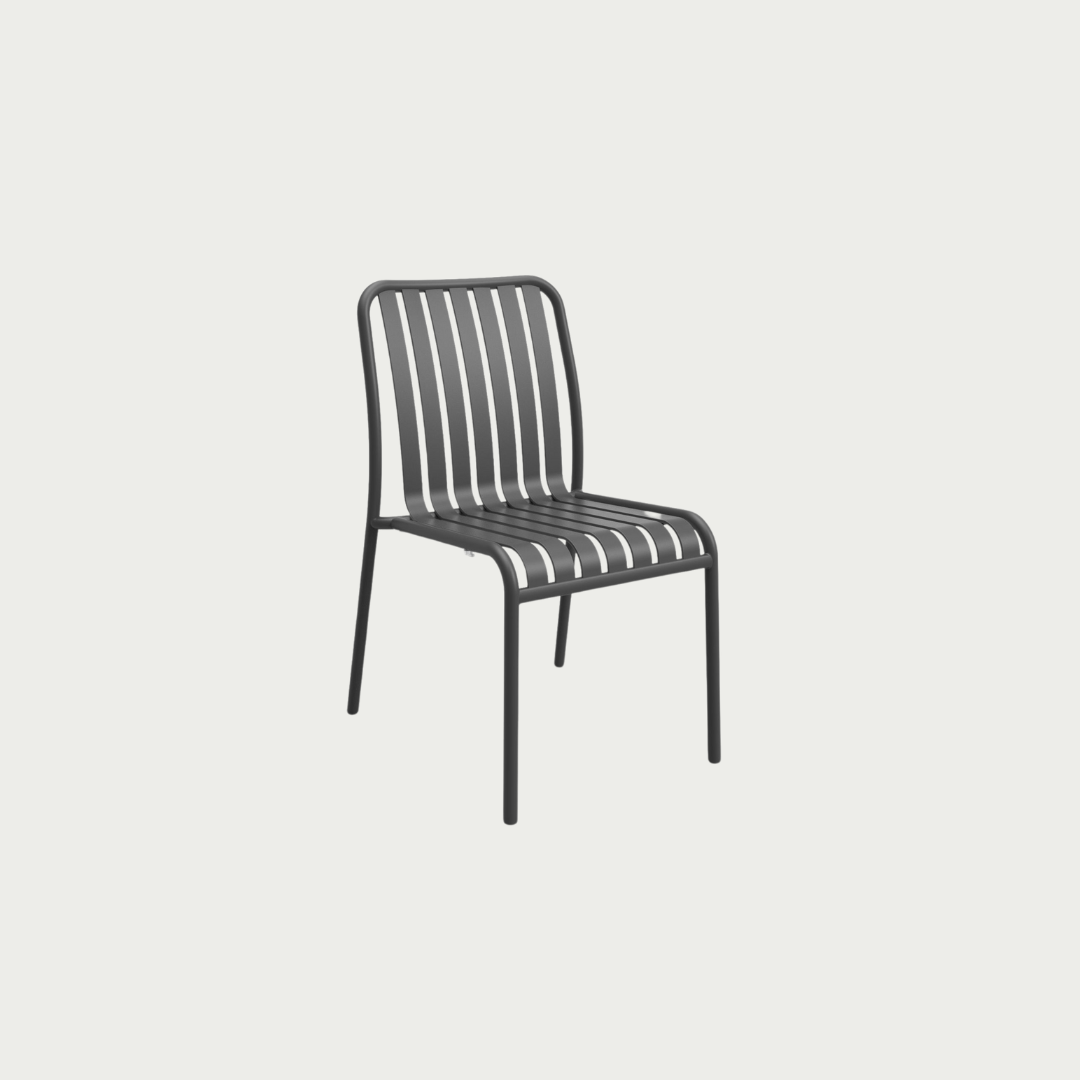 Charcoal outdoor brighton dining chair by zaneti 