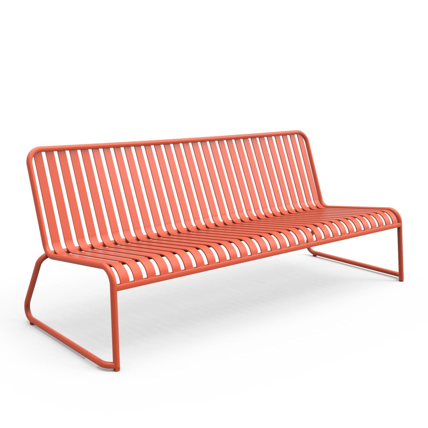 Chilli Orange 3 seater outdoor Brighton lounge by Zaneti 