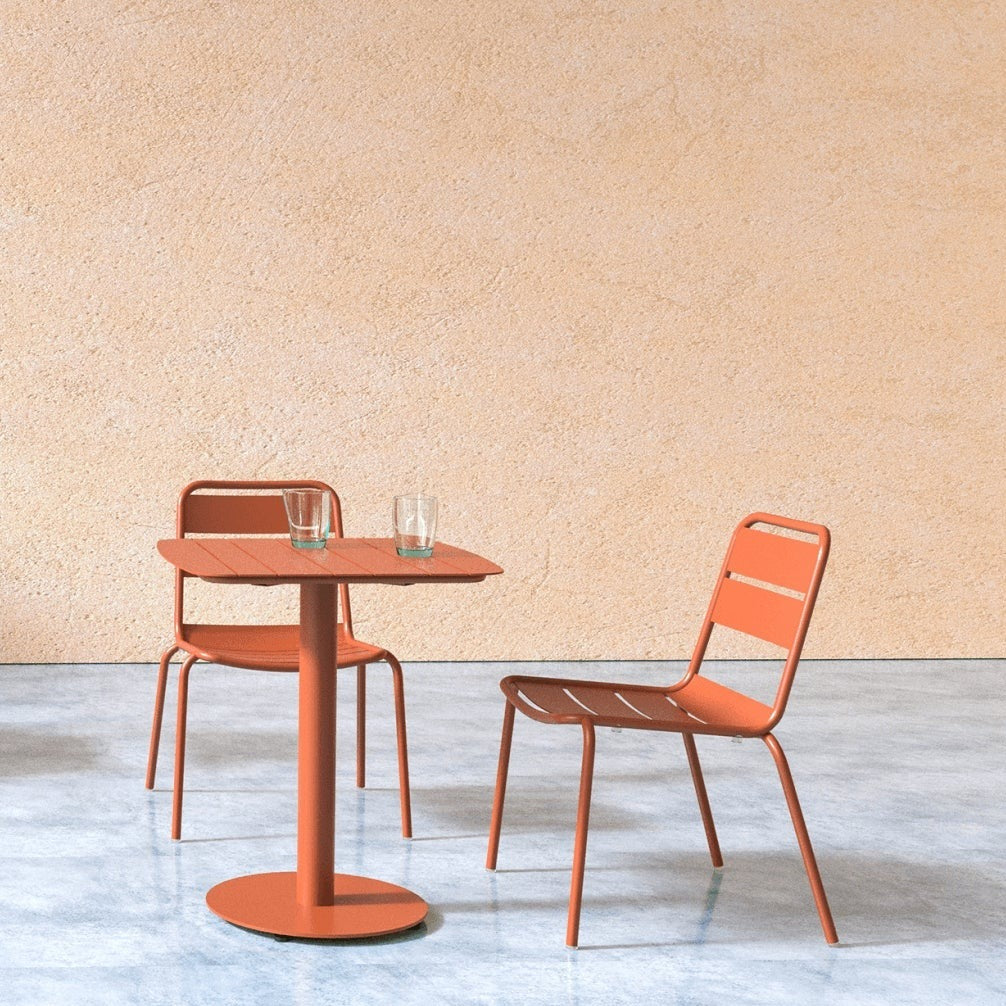 orange outdoor sprout dining chair by Zaneti sold in Geelong  
