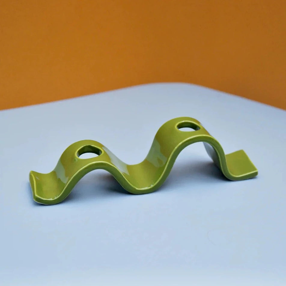 Wave Taper Candle Holder