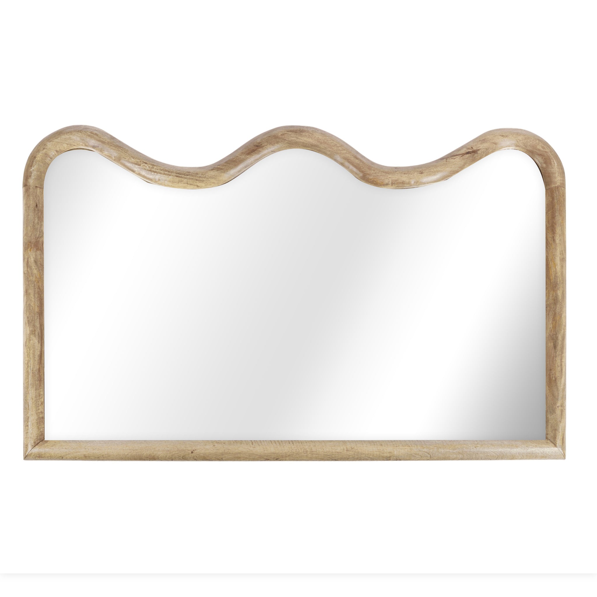 Aria Wood Wave Mirror