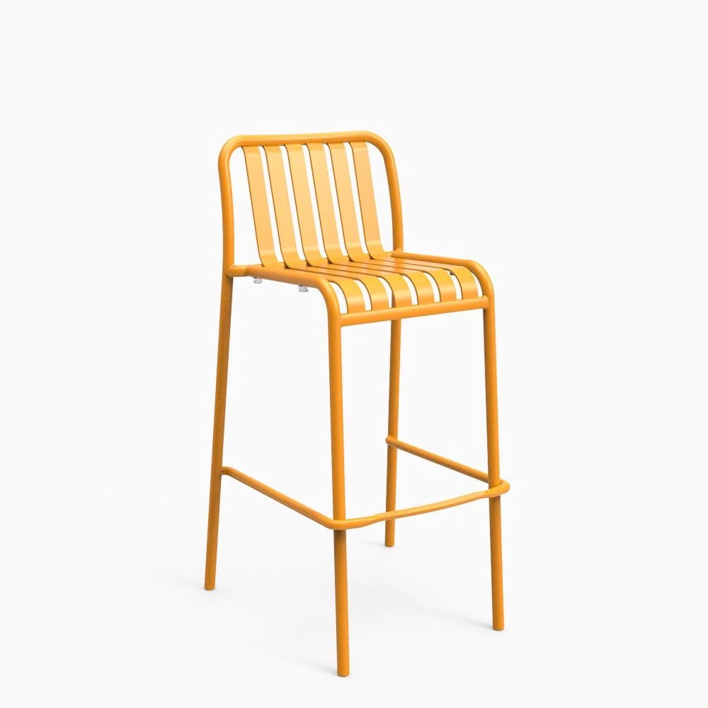 Honey Yellow  Outdoor bar stool durable by zaneti sold in Geelong 