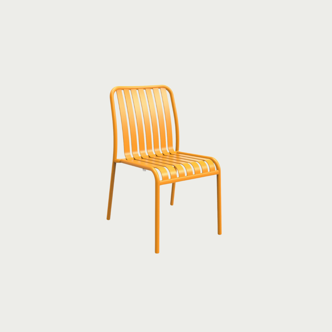 Honey Yellow outdoor brighton dining chair by zaneti 