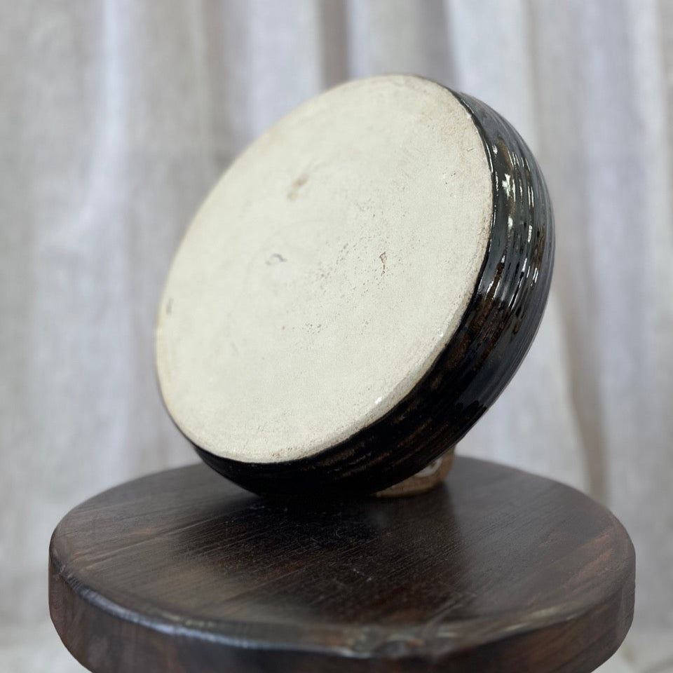 Vintage Brown Ceramic Bowl