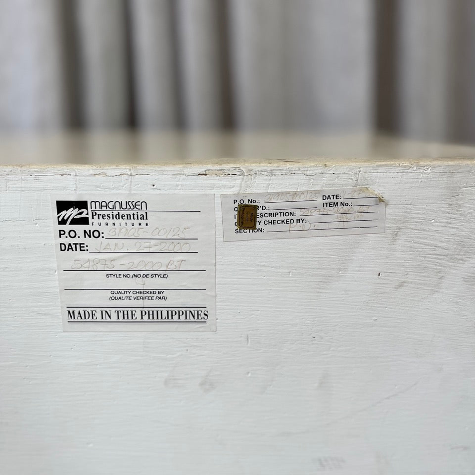 Vintage Fossil Stone Console