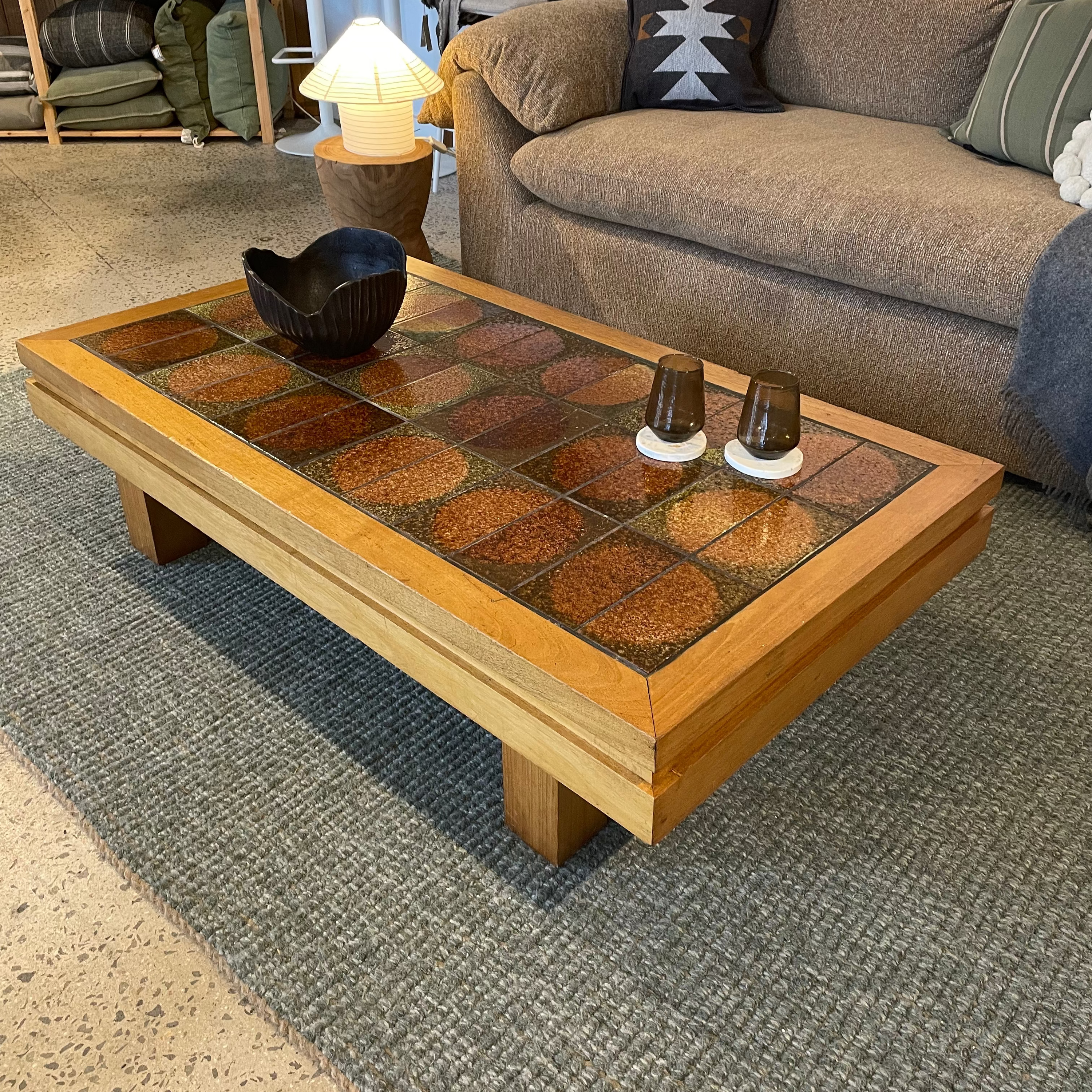 Vintage Tiled Coffee Table