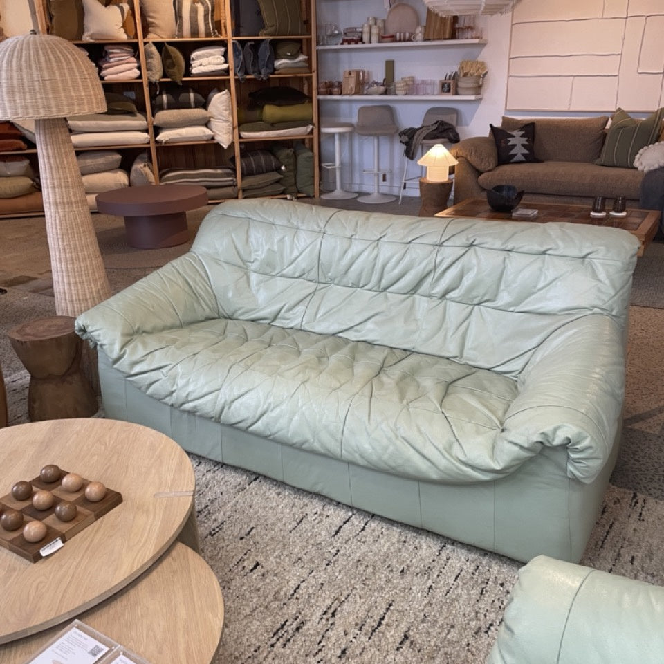 Vintage Koinor Leather Sofa - Pick Up Only