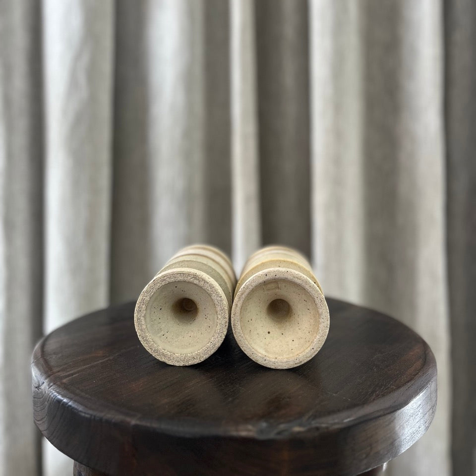 Vintage Ceramic Goblets/Candle Holders Set of 2