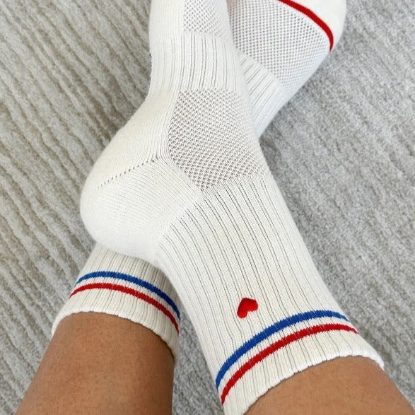 Embroidered Boyfriend Socks