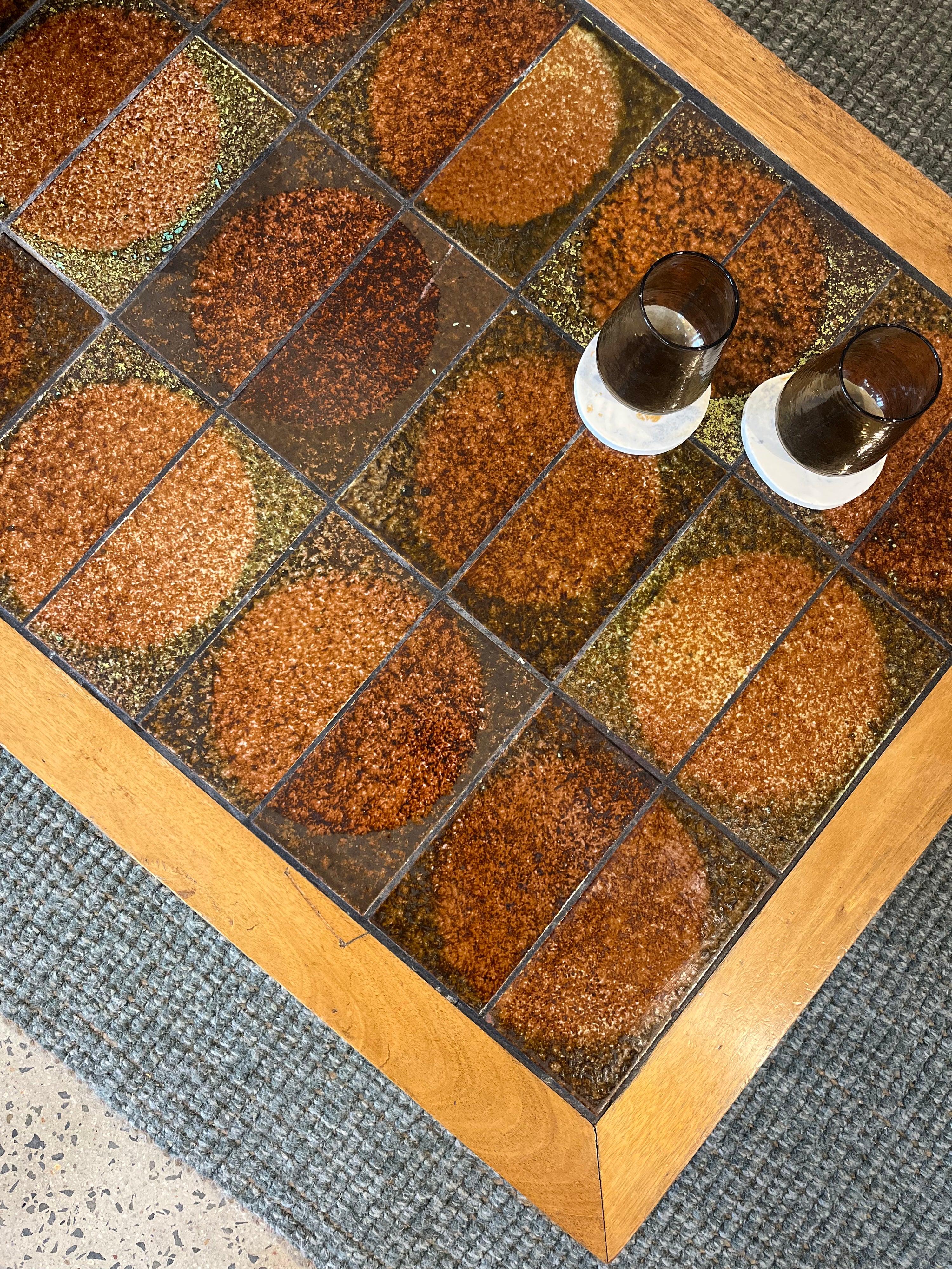 Vintage Tiled Coffee Table