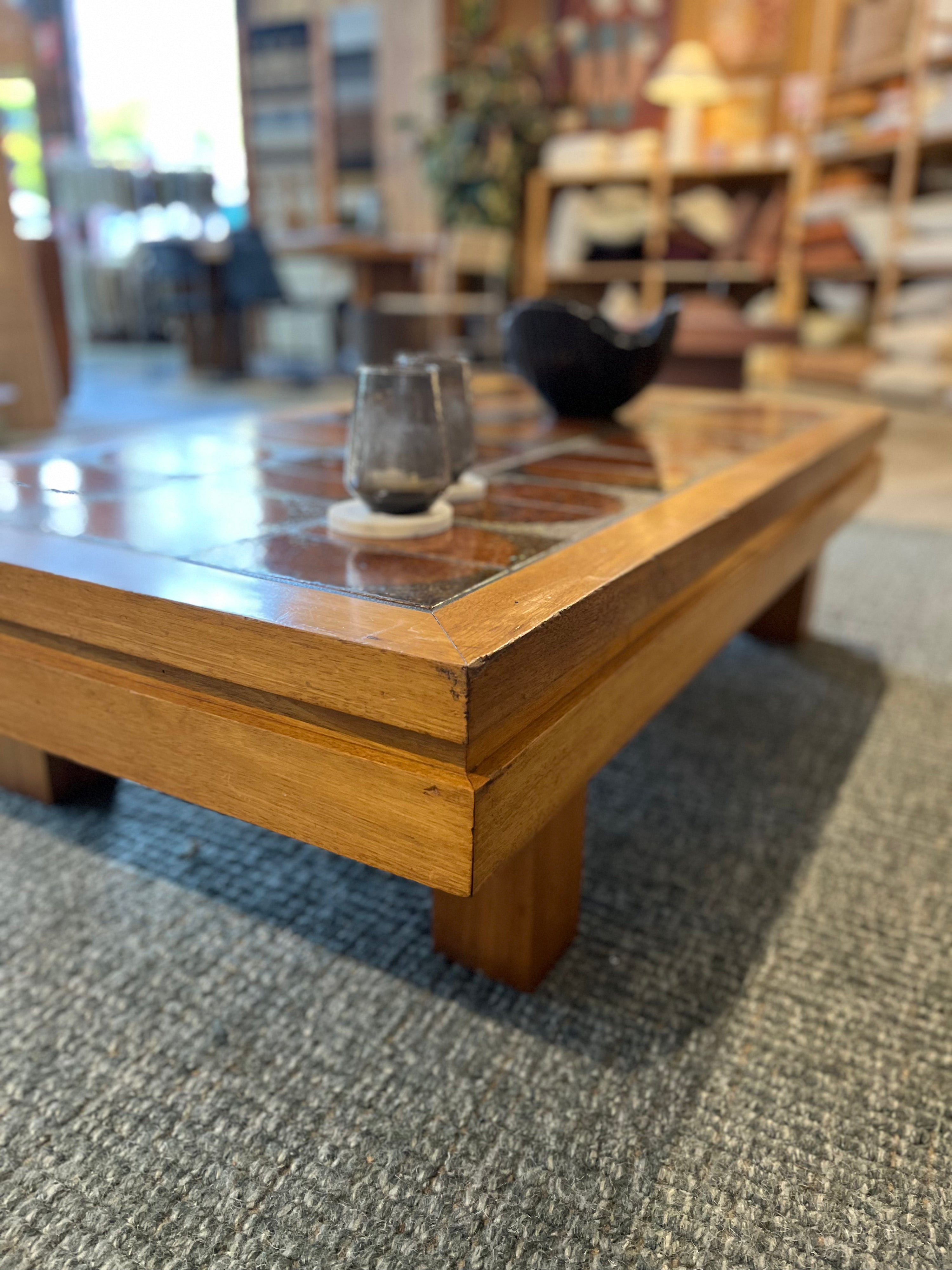 Vintage Tiled Coffee Table