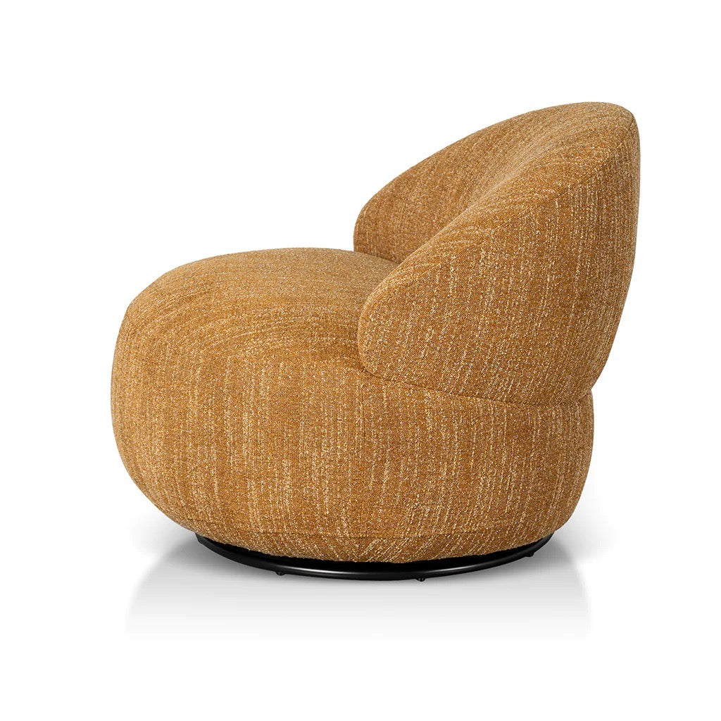 Louise Swivel Fabric Lounge Chair