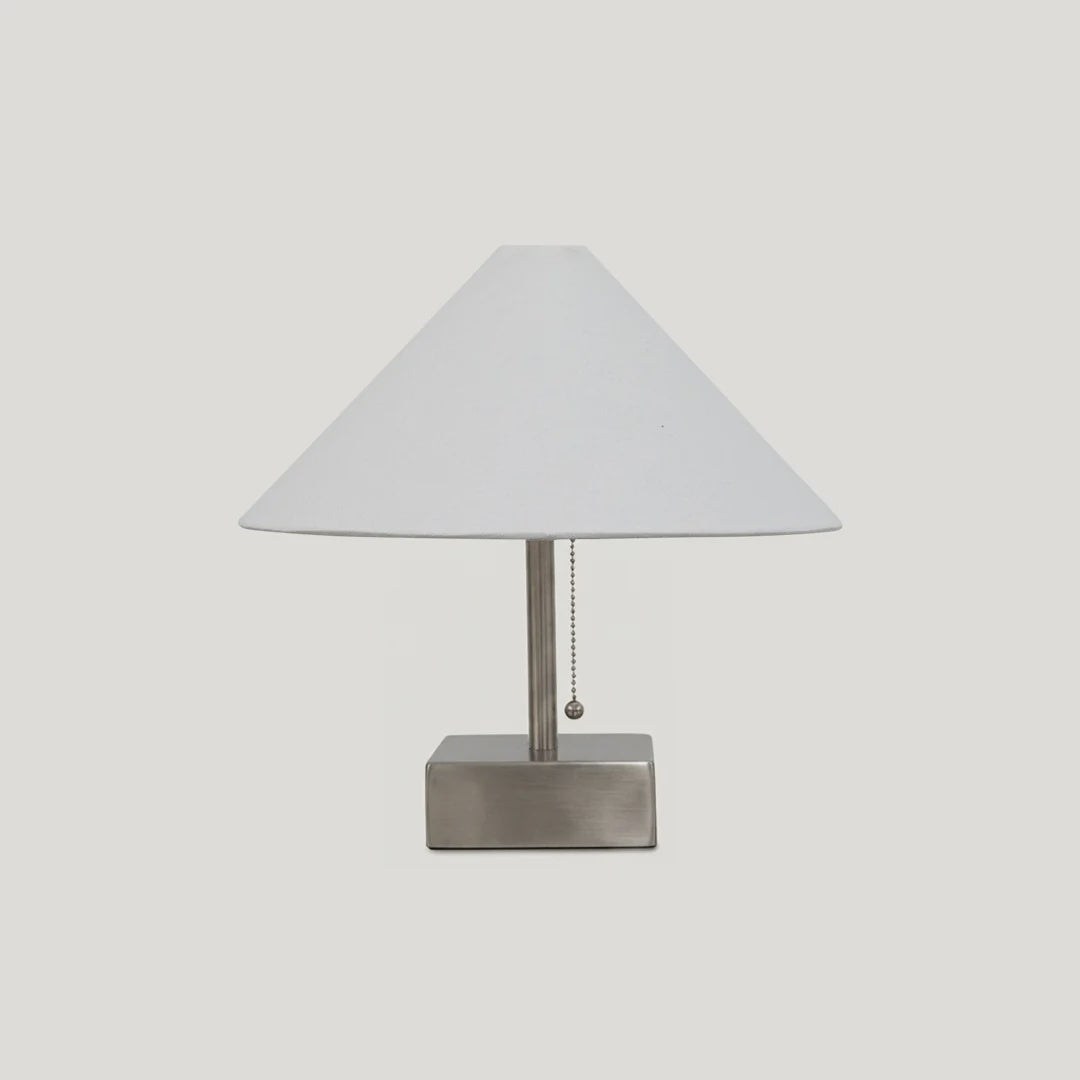 Brushed Stainless Steel Lottie Table Lamp