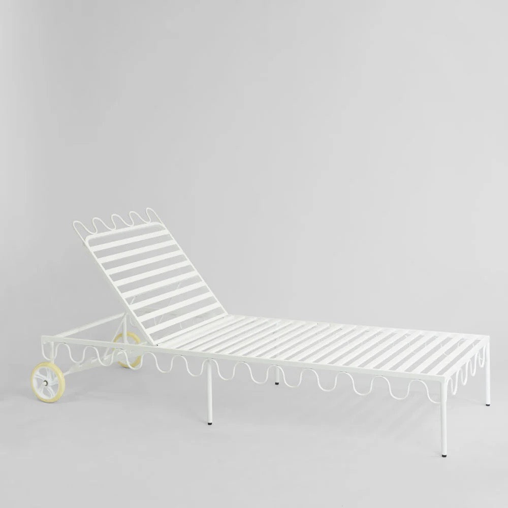 Wira Sunlounge Outdoor Terracotta/White Stripe Cushion