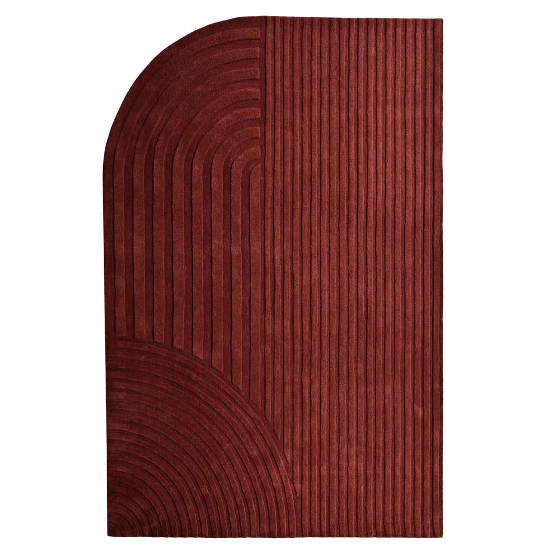 Trace Rug - Brick Rug