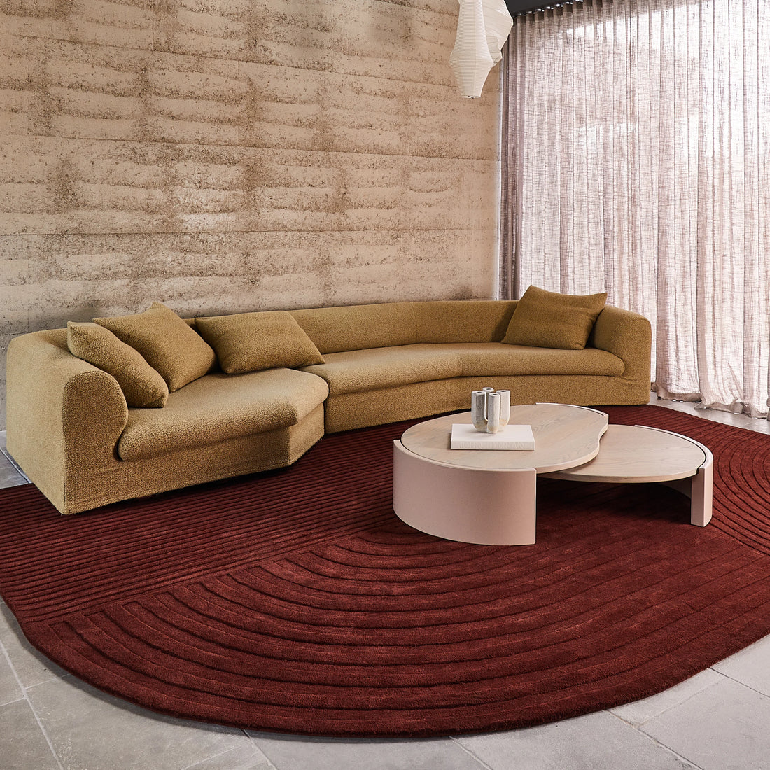 Trace Rug - Brick Rug