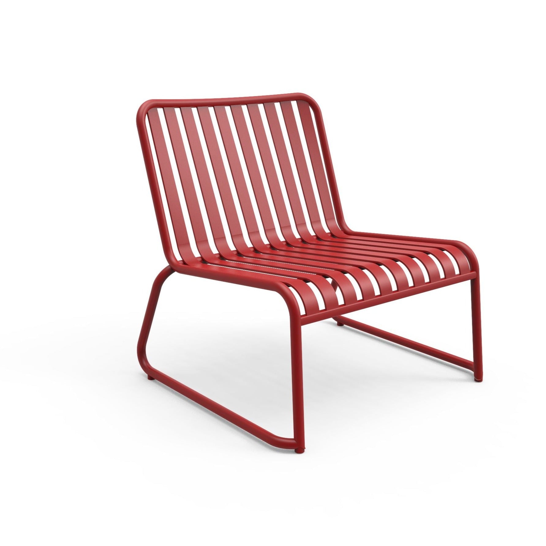 Red outdoor Brighton Armchair by Zaneti sold in Geelong 