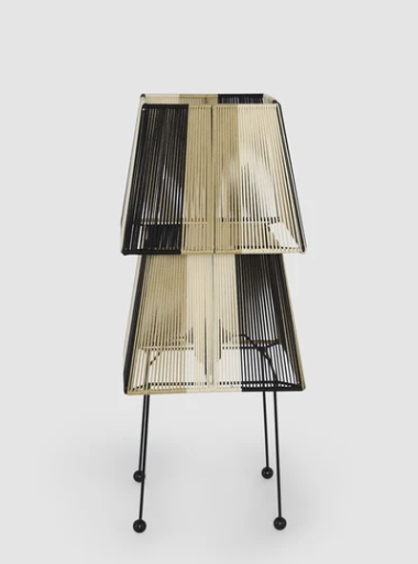 Wevara Layered Woven Table Lamp 23x23x56cm