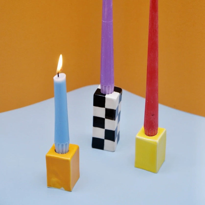Small Block Taper Candle Holders