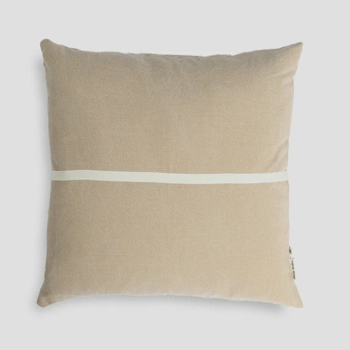 Wanderful Cushion - Hessian/Natural Stripe 60x60cm
