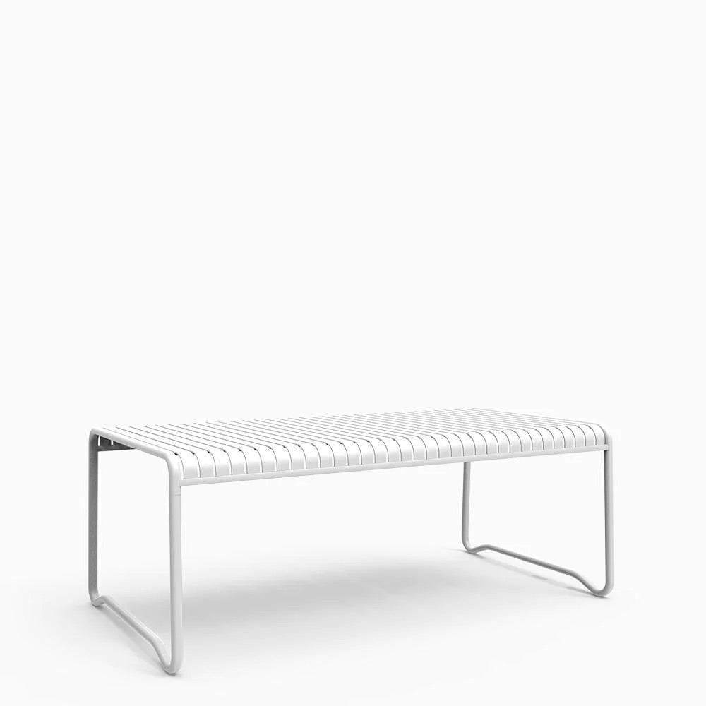 White outdoor dining table by zaneti sold in geelong