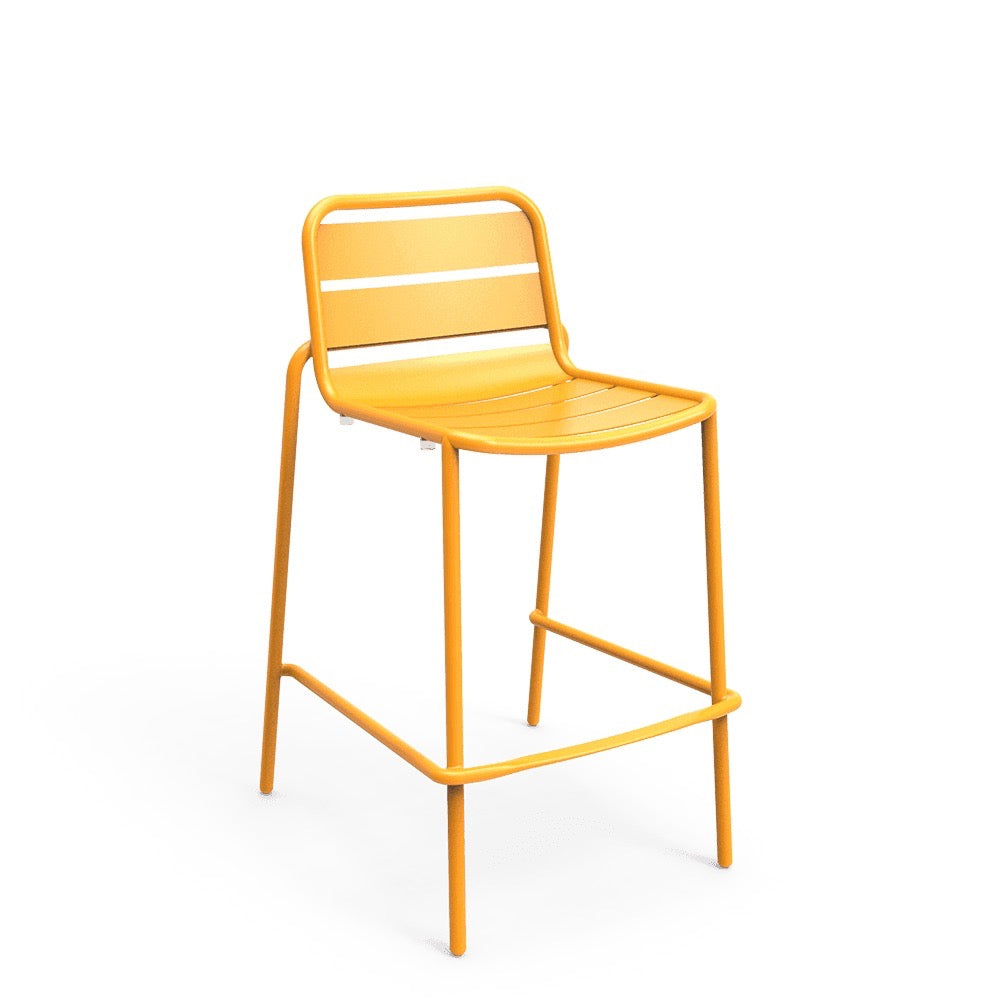 Yellow outdoor barstool by zaneti sold in Geelong