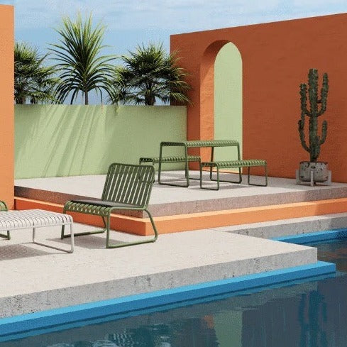 Durable outdoor setting by Zaneti that is sold in Geelong at Good Huis Co