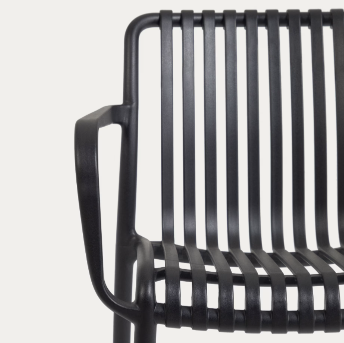 black colourway of outdoor dining chair 