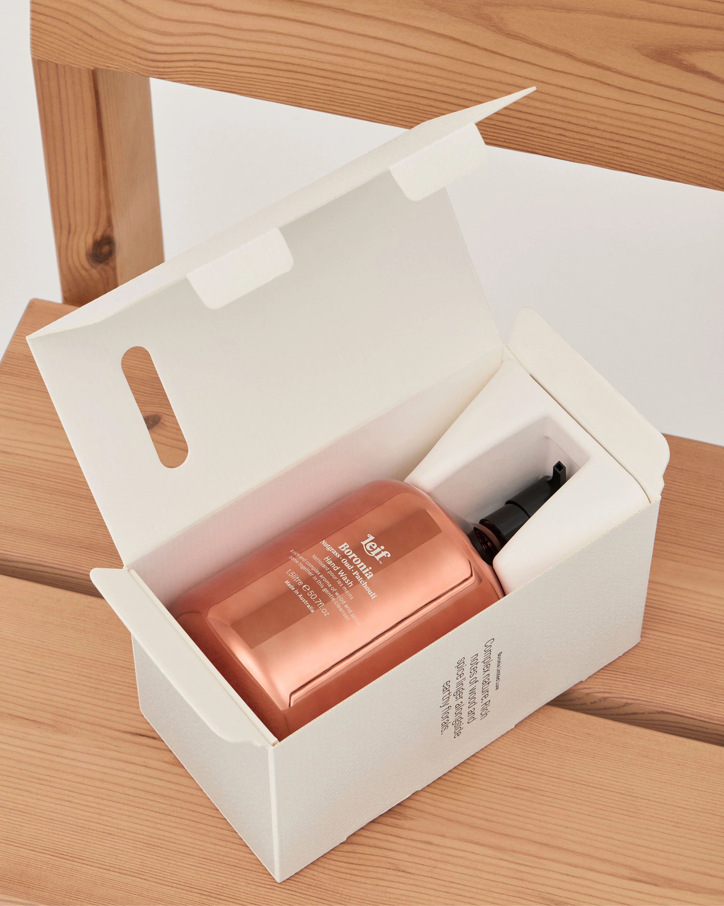 rose gold hand wash limited edition leif luxe boronia