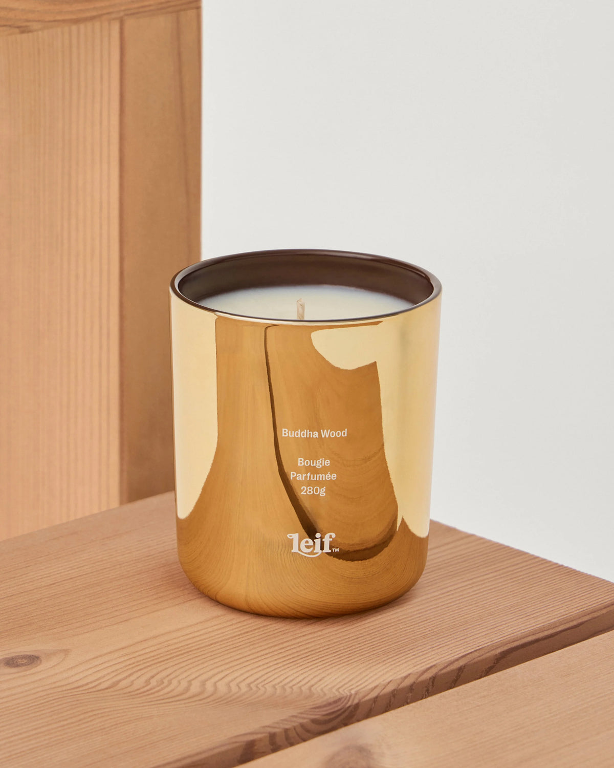 buddha wood leif limited edition scented candle 
