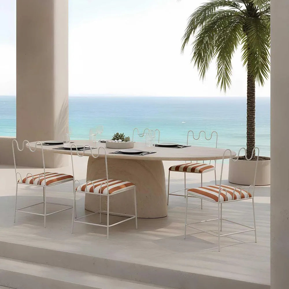 Wira Stripe Outdoor Dining Chair