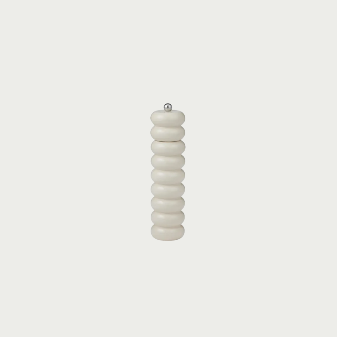 ivory - wood salt or pepper grinder