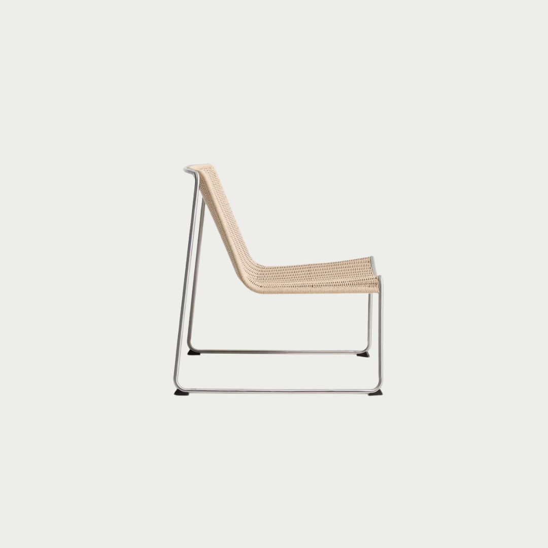 steel leg armchair for alfresco modern outdoor living space