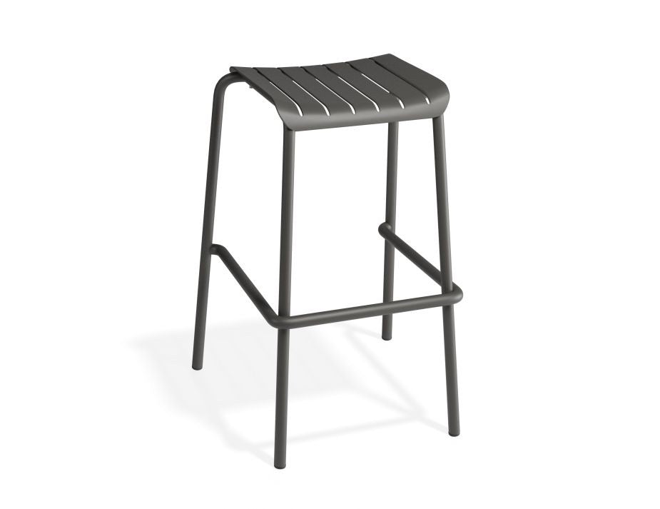 Luma Outdoor Backless Bar Stool
