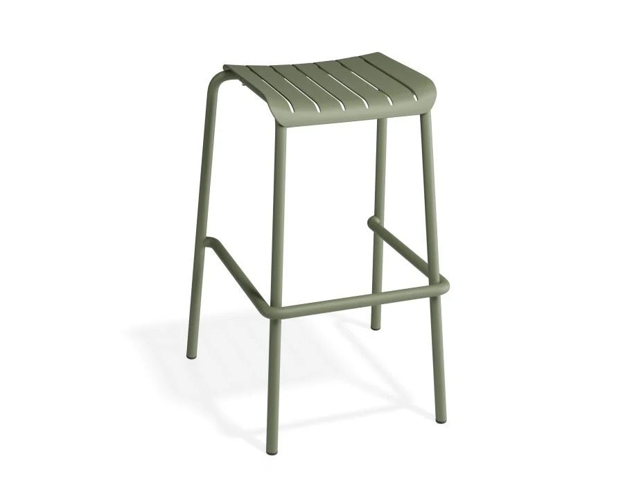 Luma Outdoor Backless Bar Stool