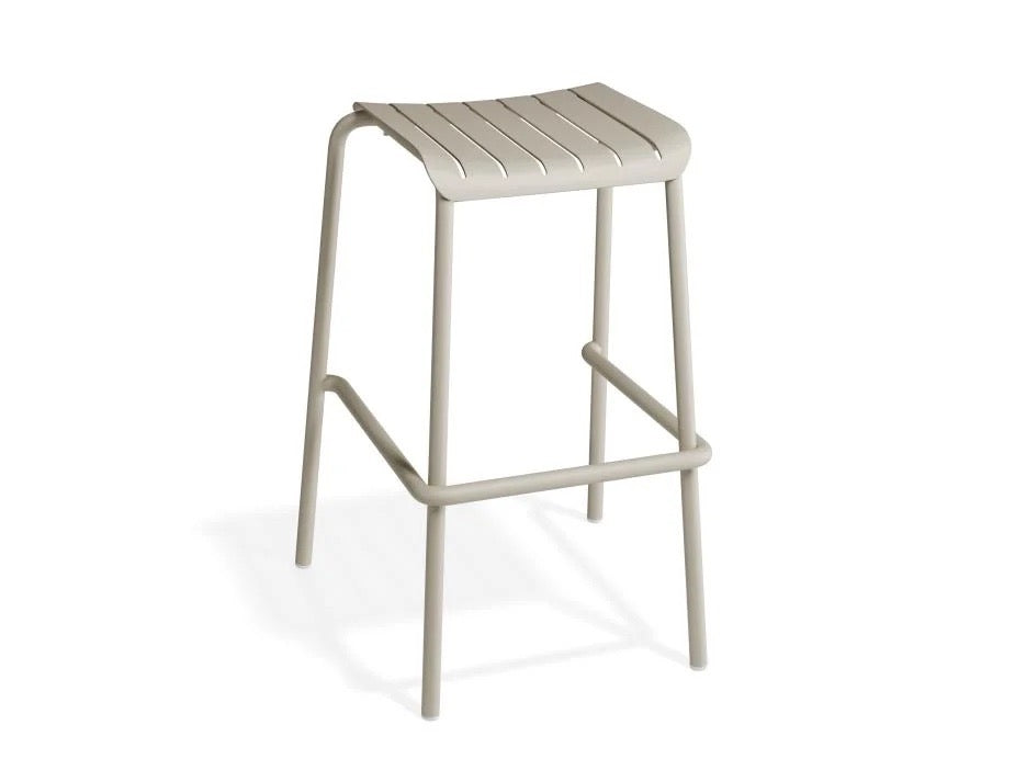 Luma Outdoor Backless Bar Stool