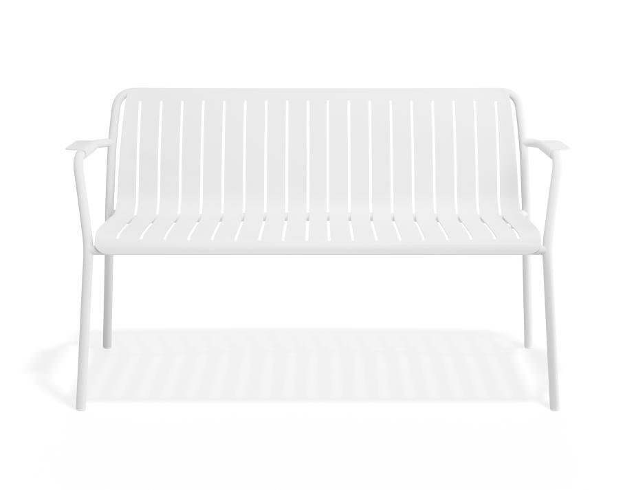 Luma Outdoor Bench With Arms